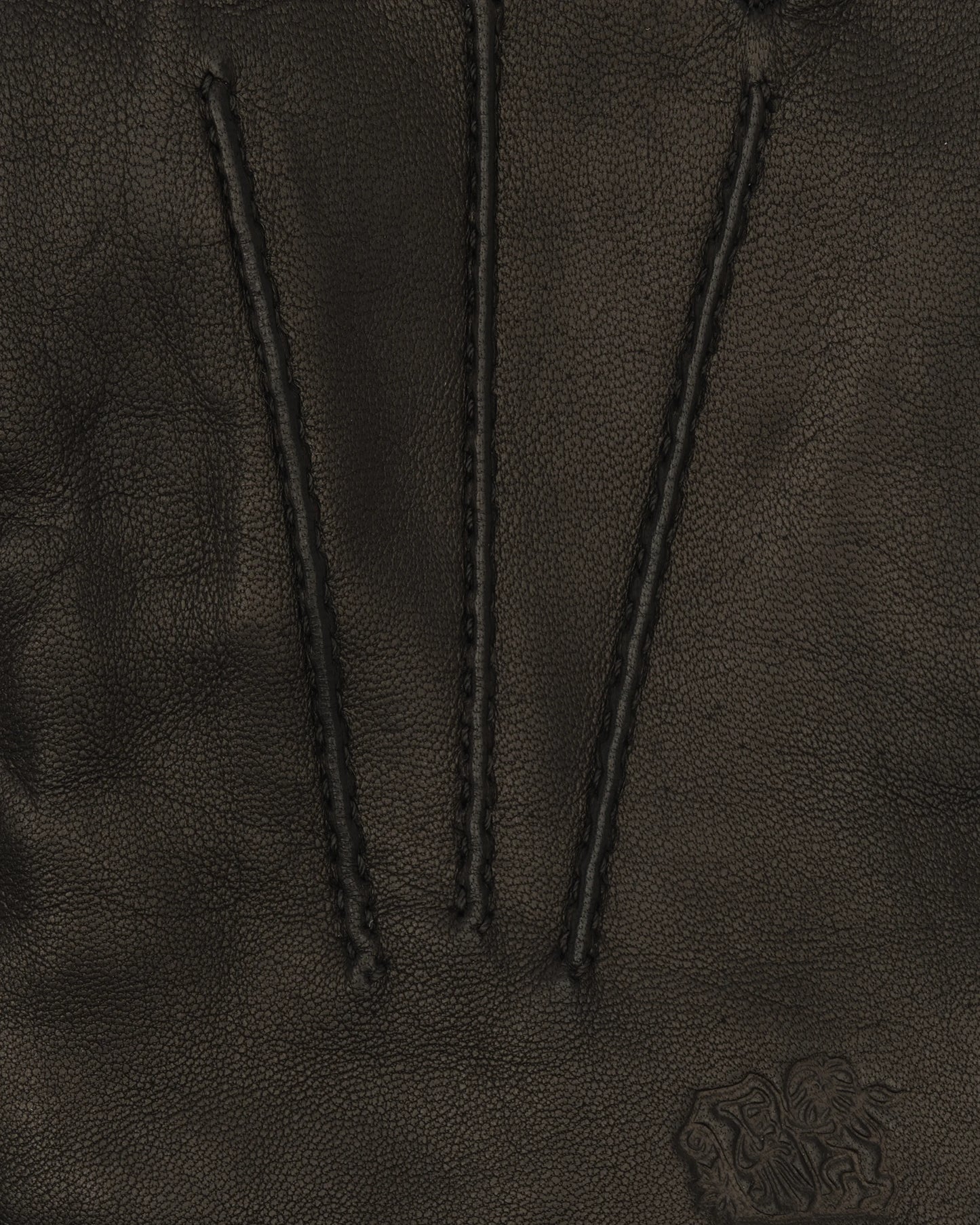 LOTTUSSE | GUANTES | HOMBRE | GUANTES PIEL DE VACUNO NEGRO | NEGRO