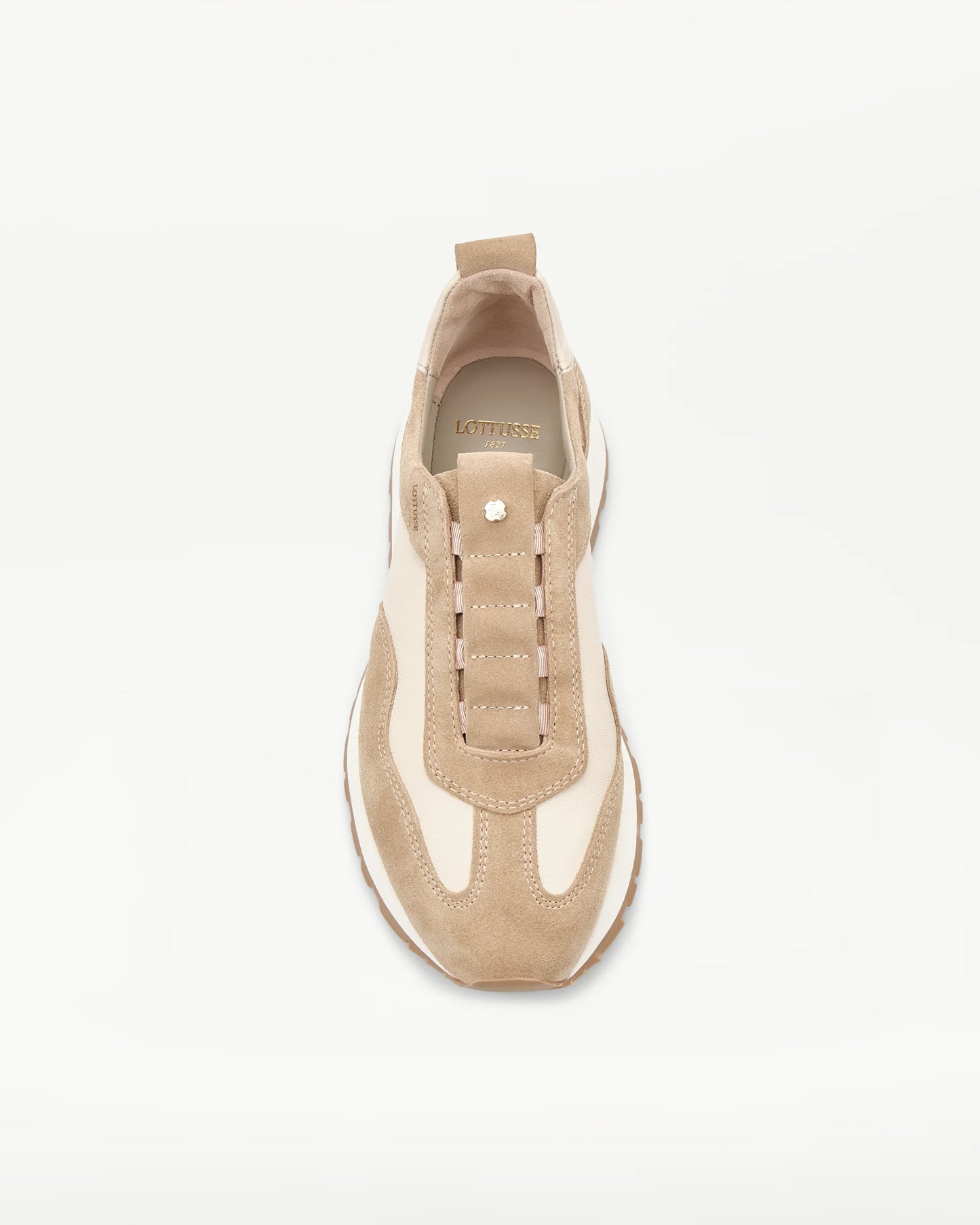 LOTTUSSE | SNEAKERS DE VESTIR | MUJER | SNEAKERS CORDONES DIANNE BEIGE | BEIGE