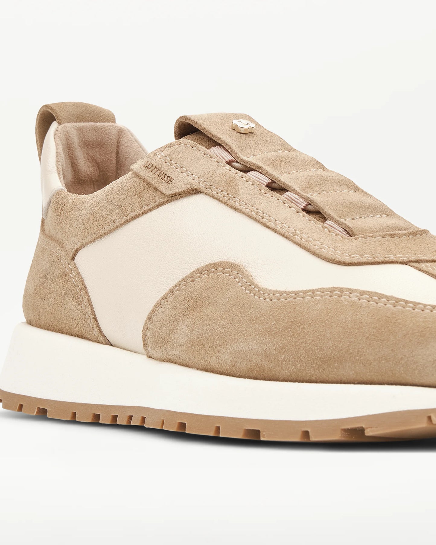 LOTTUSSE | SNEAKERS DE VESTIR | MUJER | SNEAKERS CORDONES DIANNE BEIGE | BEIGE
