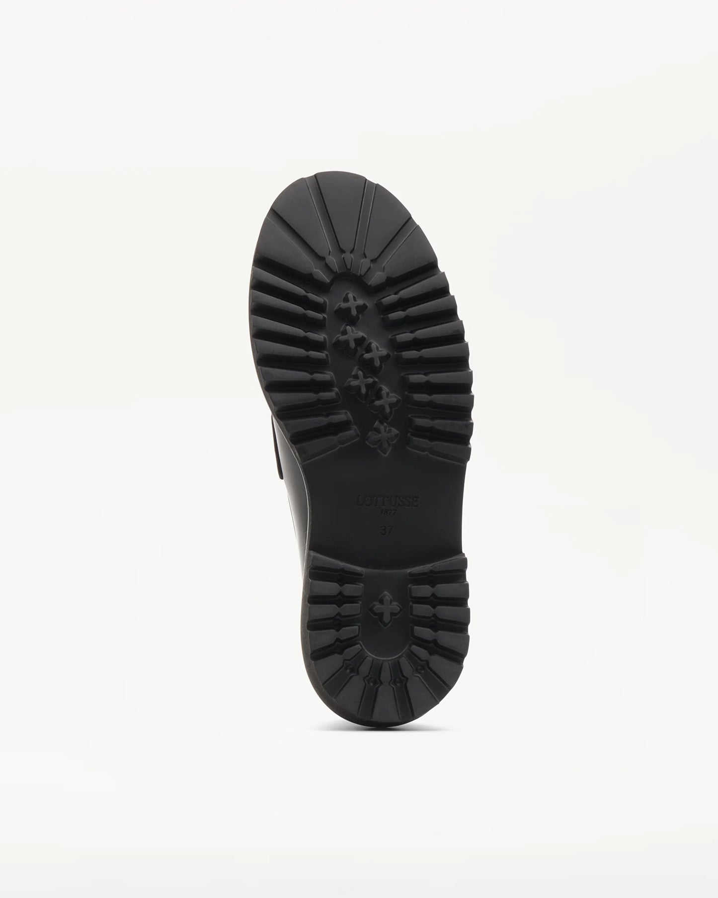 LOTTUSSE | ZAPATOS DE VESTIR | MUJER | MOCASÍN ESTRIBO COVENT PIEL DE VACUNO NEGRO | NEGRO