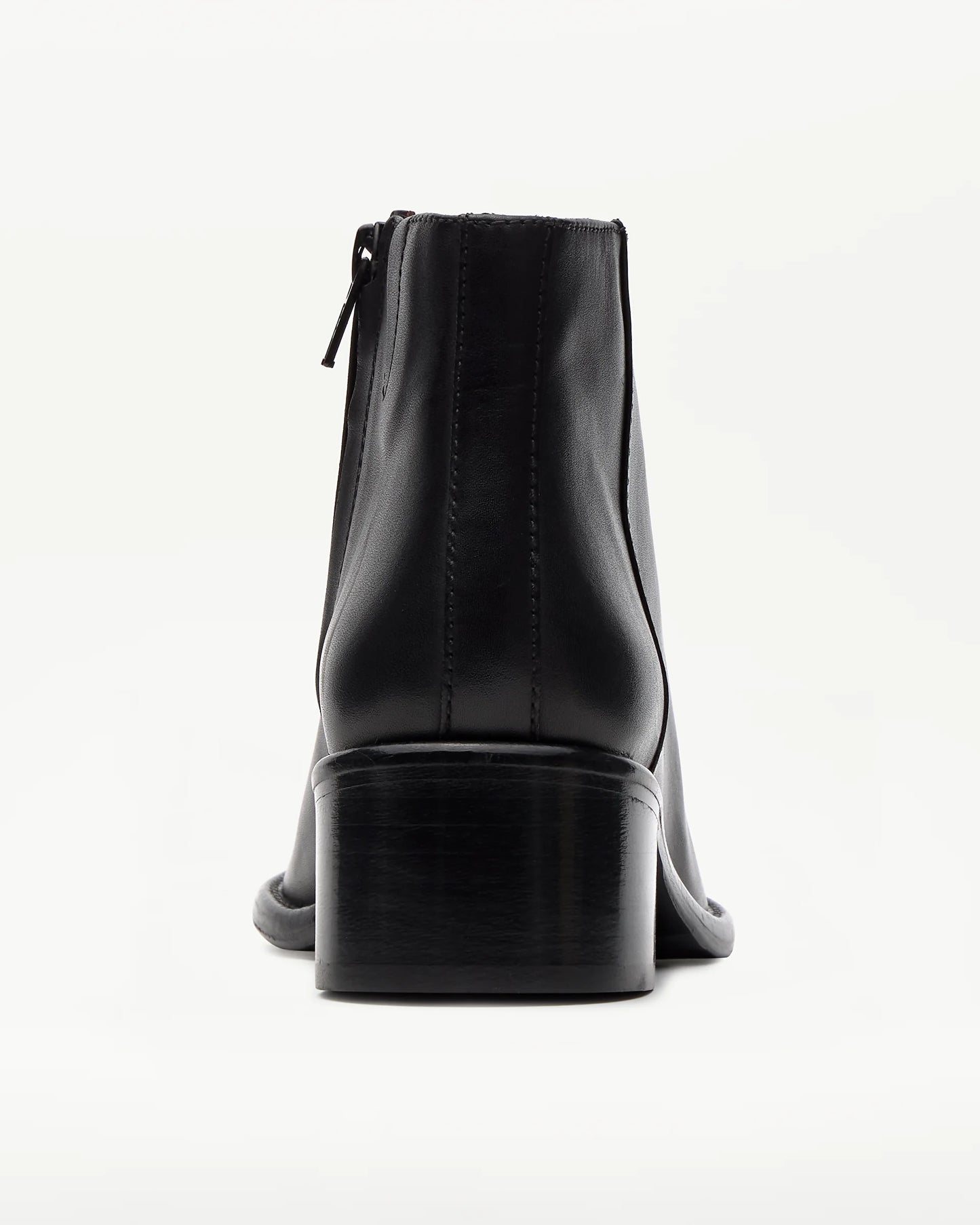 LOTTUSSE | BOTINES | MUJER | BOTINES CREMALLERA DEIA PIEL DE VACUNO NEGRO | NEGRO