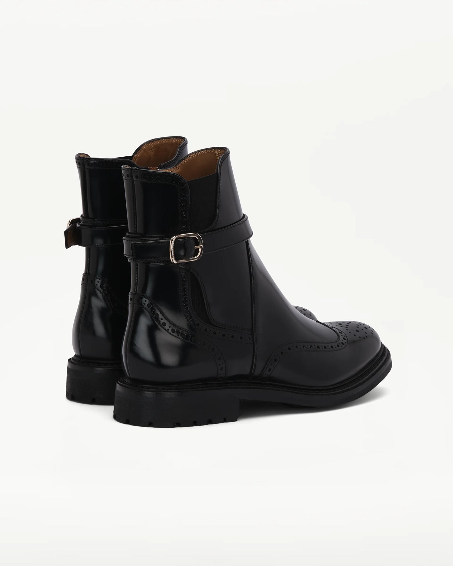 LOTTUSSE | BOTAS | MUJER | BOTINES CREMALLERA WALTON PIEL DE VACUNO NEGRO | NEGRO