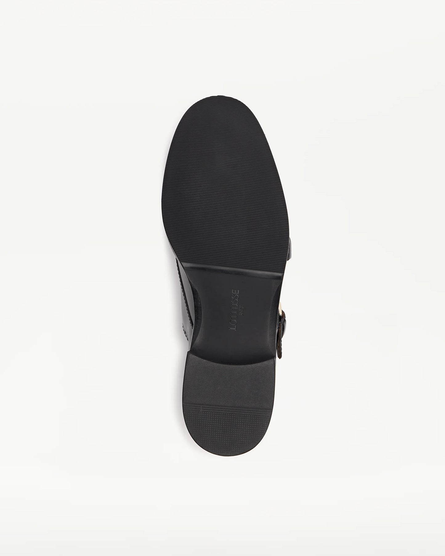 LOTTUSSE | ZAPATOS DE VESTIR | MUJER | ZAPATOS DOBLE HEBILLA PINA PIEL DE VACUNO NEGRO | NEGRO