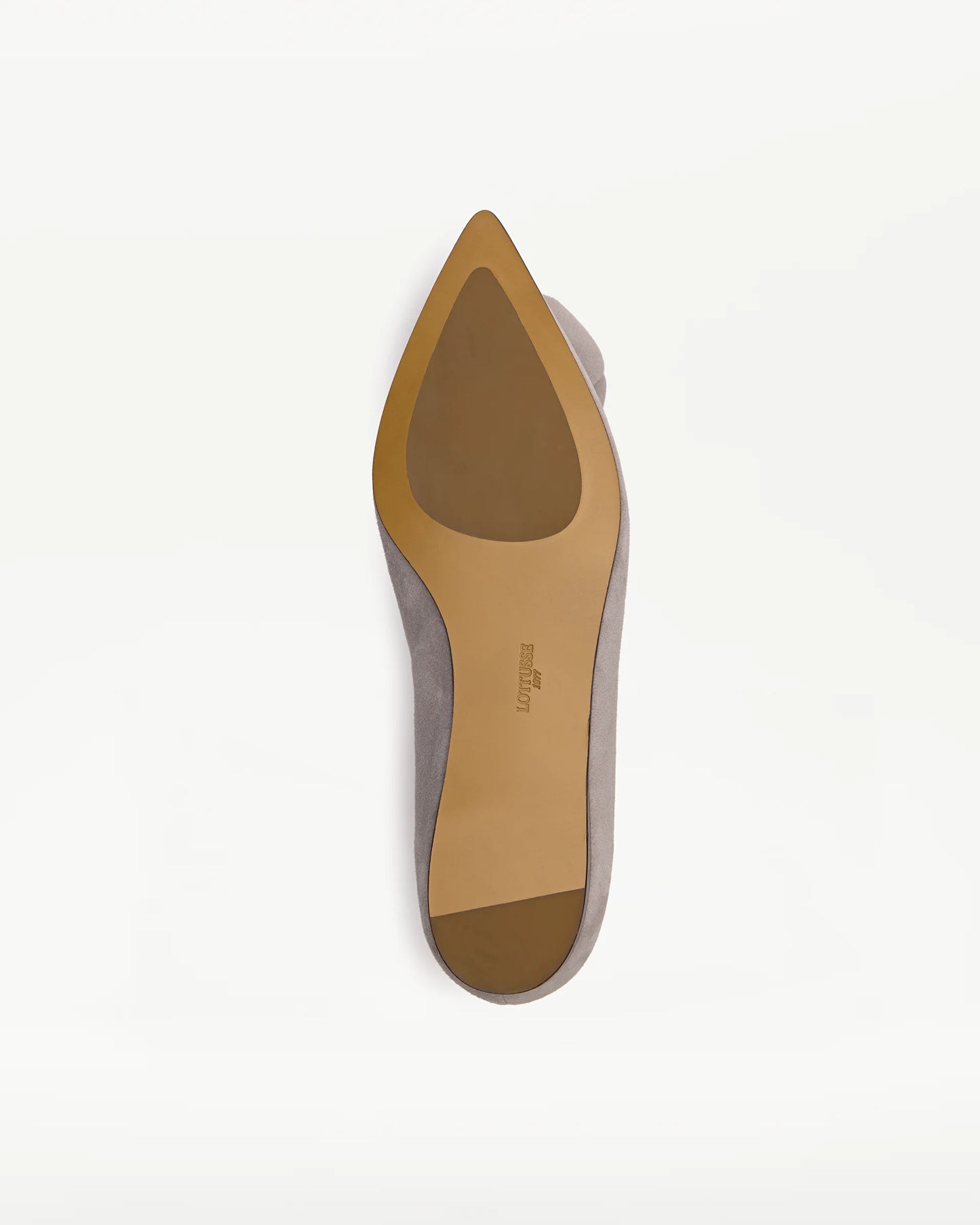 LOTTUSSE | ZAPATOS DE VESTIR | MUJER | BAILARINAS CARLA PIEL DE CORDERO GRIS | GRIS