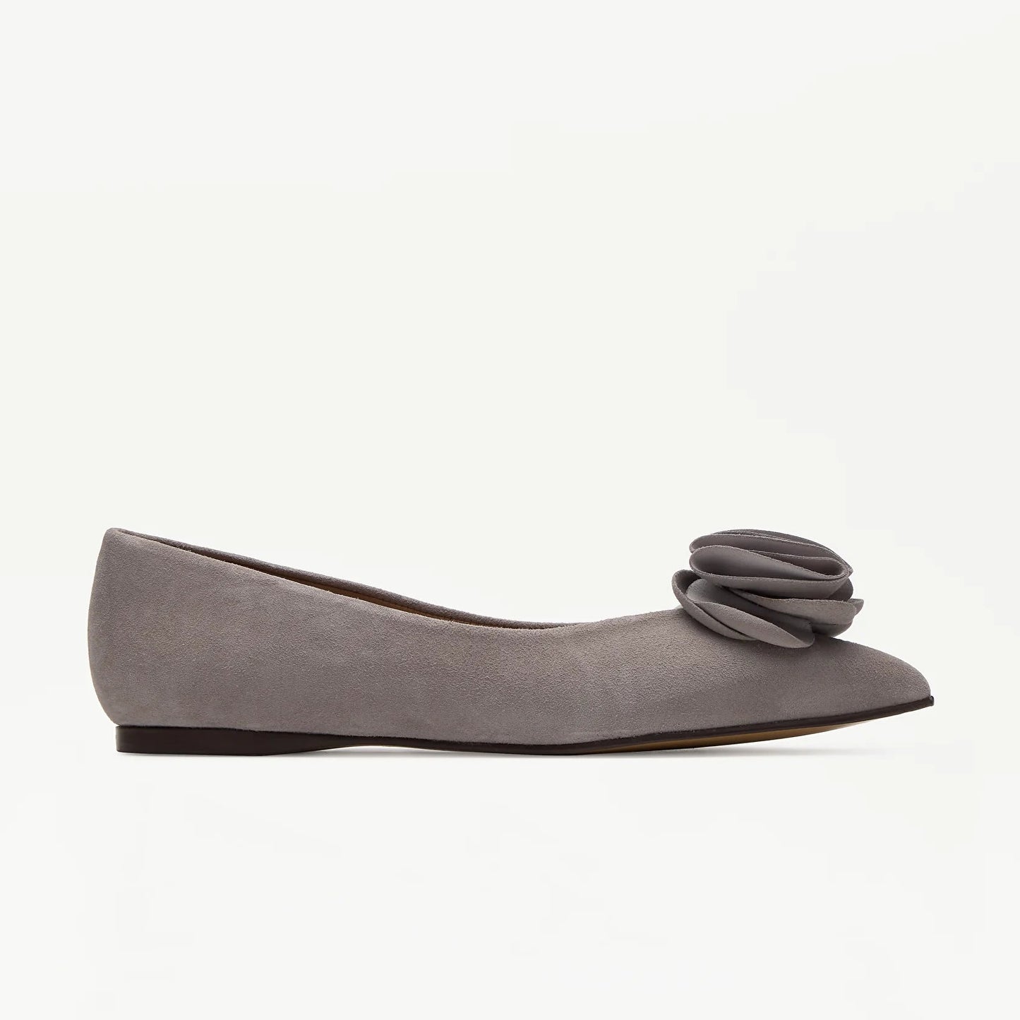 LOTTUSSE | ZAPATOS DE VESTIR | MUJER | BAILARINAS CARLA PIEL DE CORDERO GRIS | GRIS