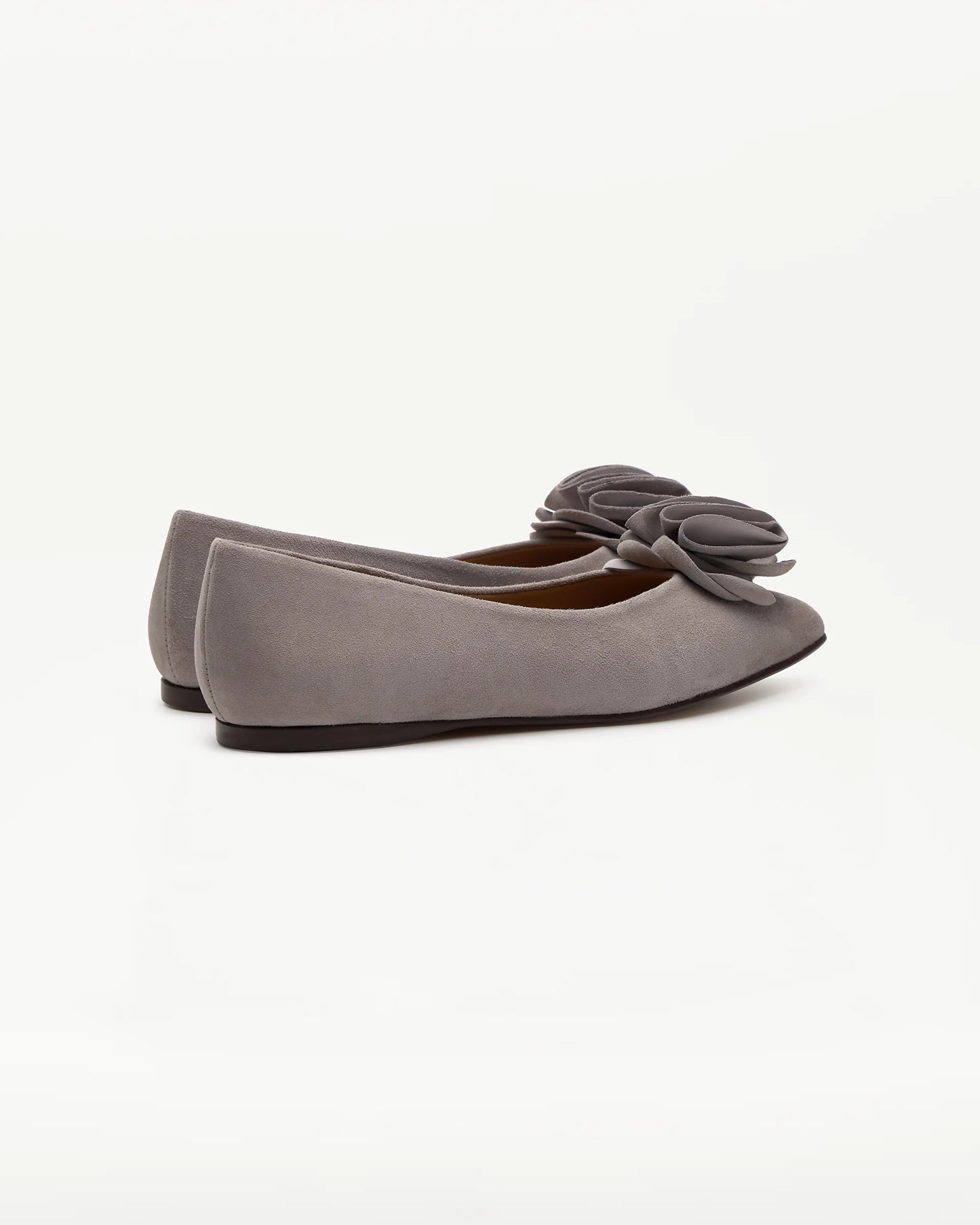 LOTTUSSE | ZAPATOS DE VESTIR | MUJER | BAILARINAS CARLA PIEL DE CORDERO GRIS | GRIS