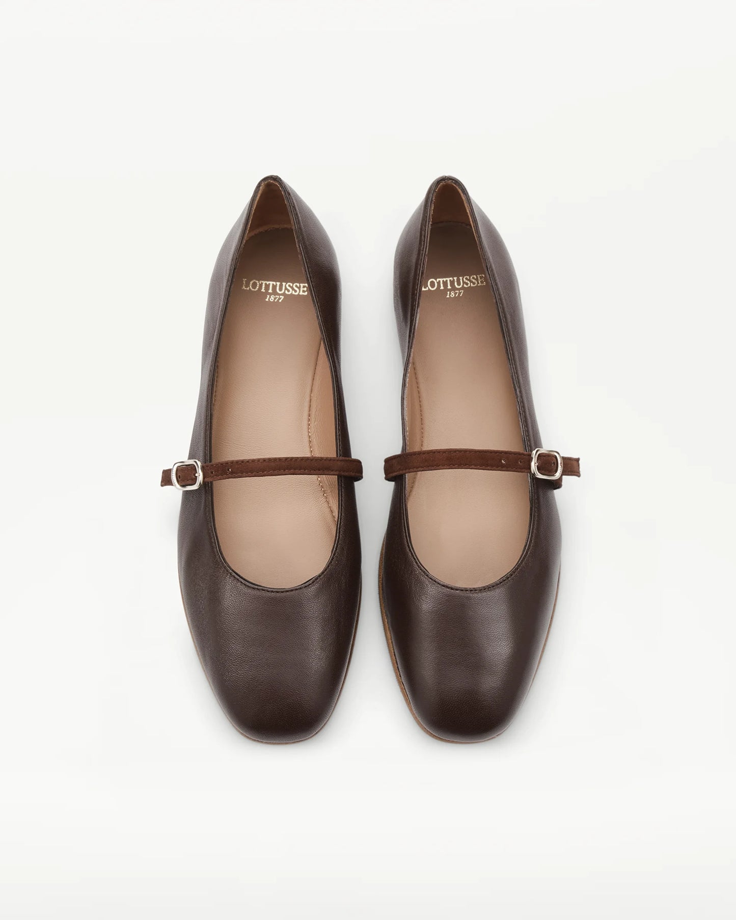 LOTTUSSE | ZAPATOS DE VESTIR | MUJER | BAILARINAS GOYA CORDERO BURDEOS | BURDEOS