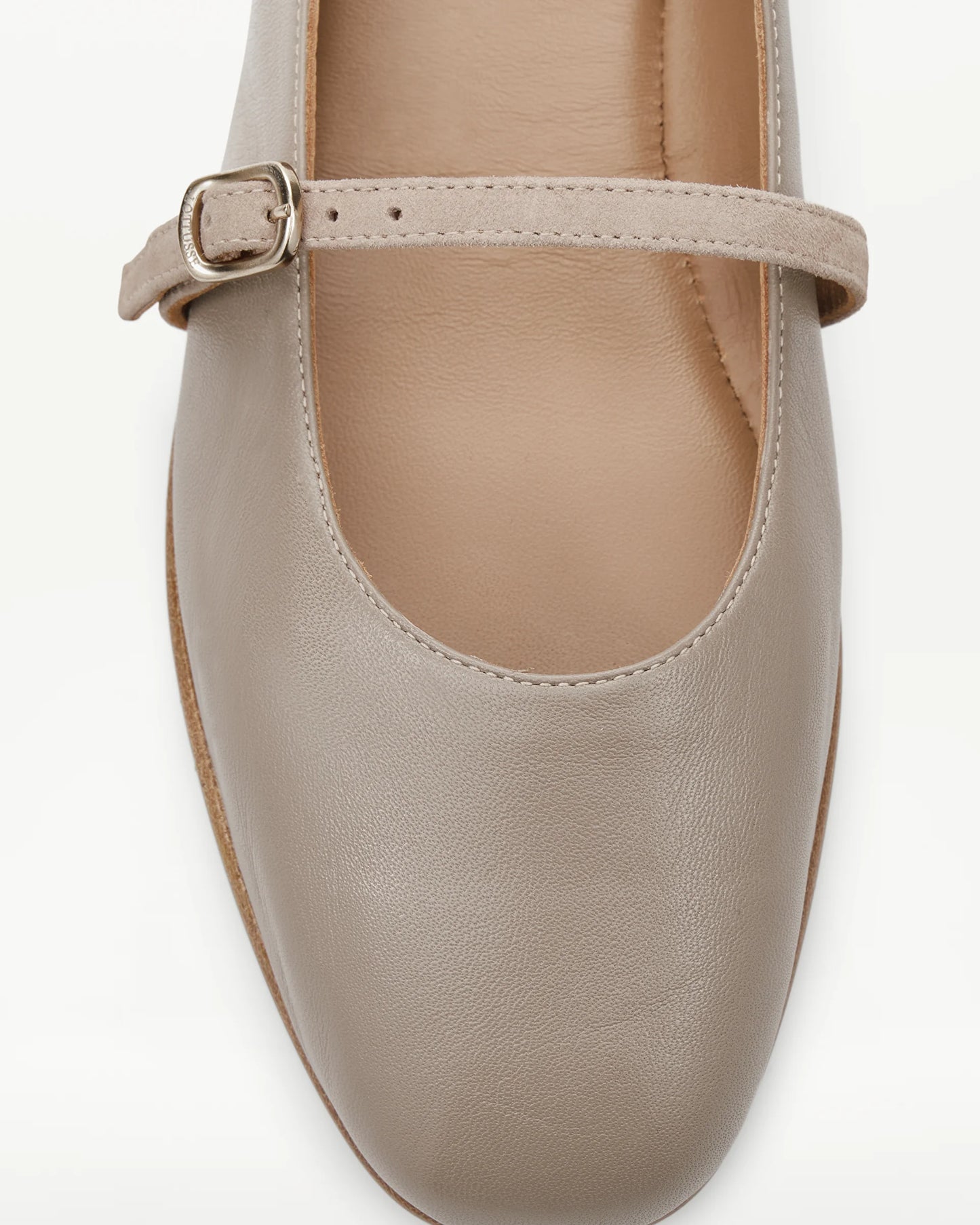 LOTTUSSE | ZAPATOS DE VESTIR | MUJER | BAILARINAS GOYA CORDERO TOPO | MARRÓN