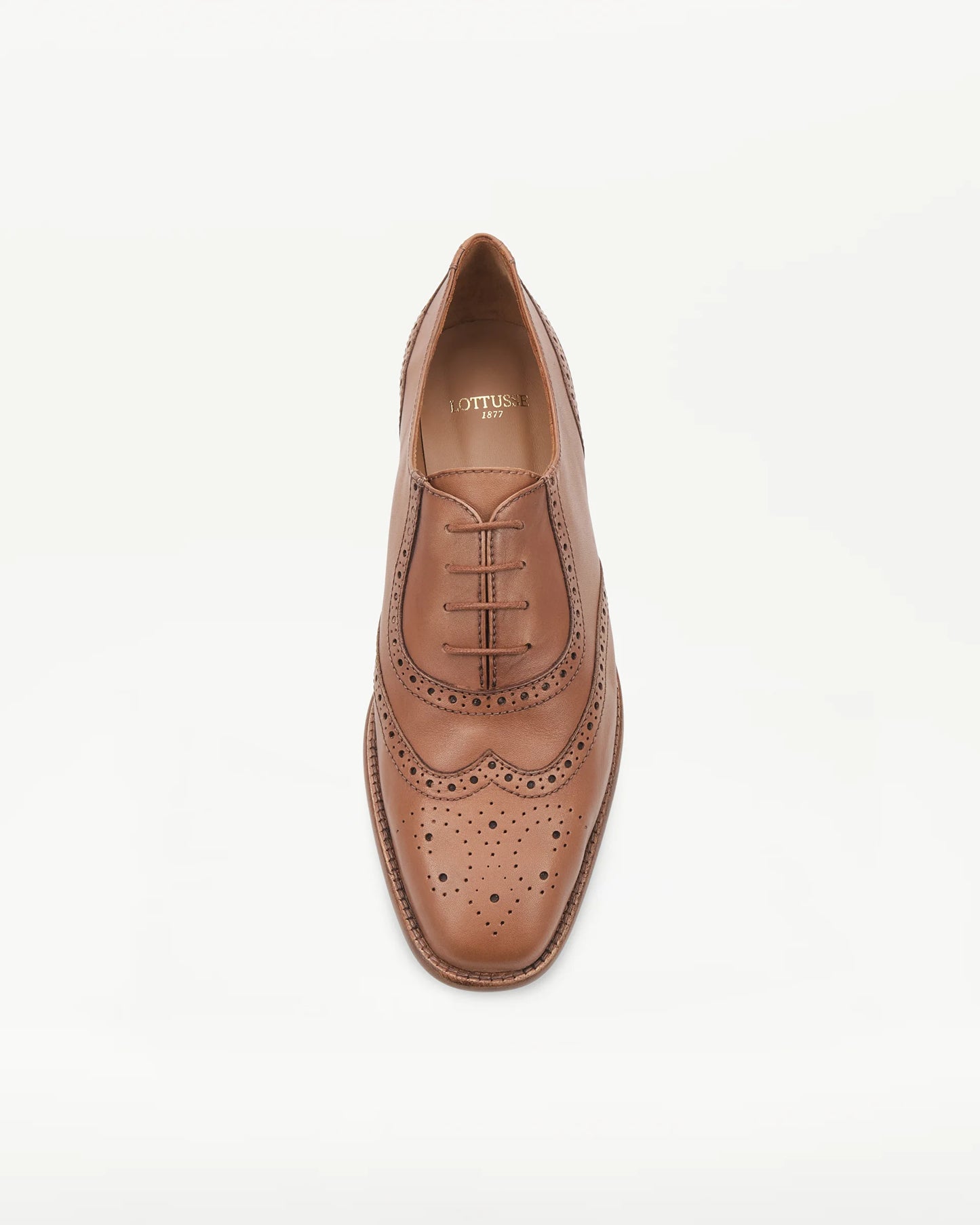 LOTTUSSE | ZAPATOS DE VESTIR | MUJER | OXFORD DEIA PIEL DE VACUNO MARRÓN | MARRÓN