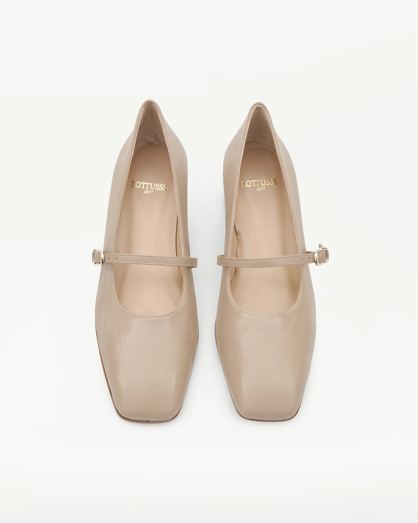 LOTTUSSE | ZAPATOS DE VESTIR | MUJER | BAILARINAS GOYA CORDERO BEIGE | BEIGE