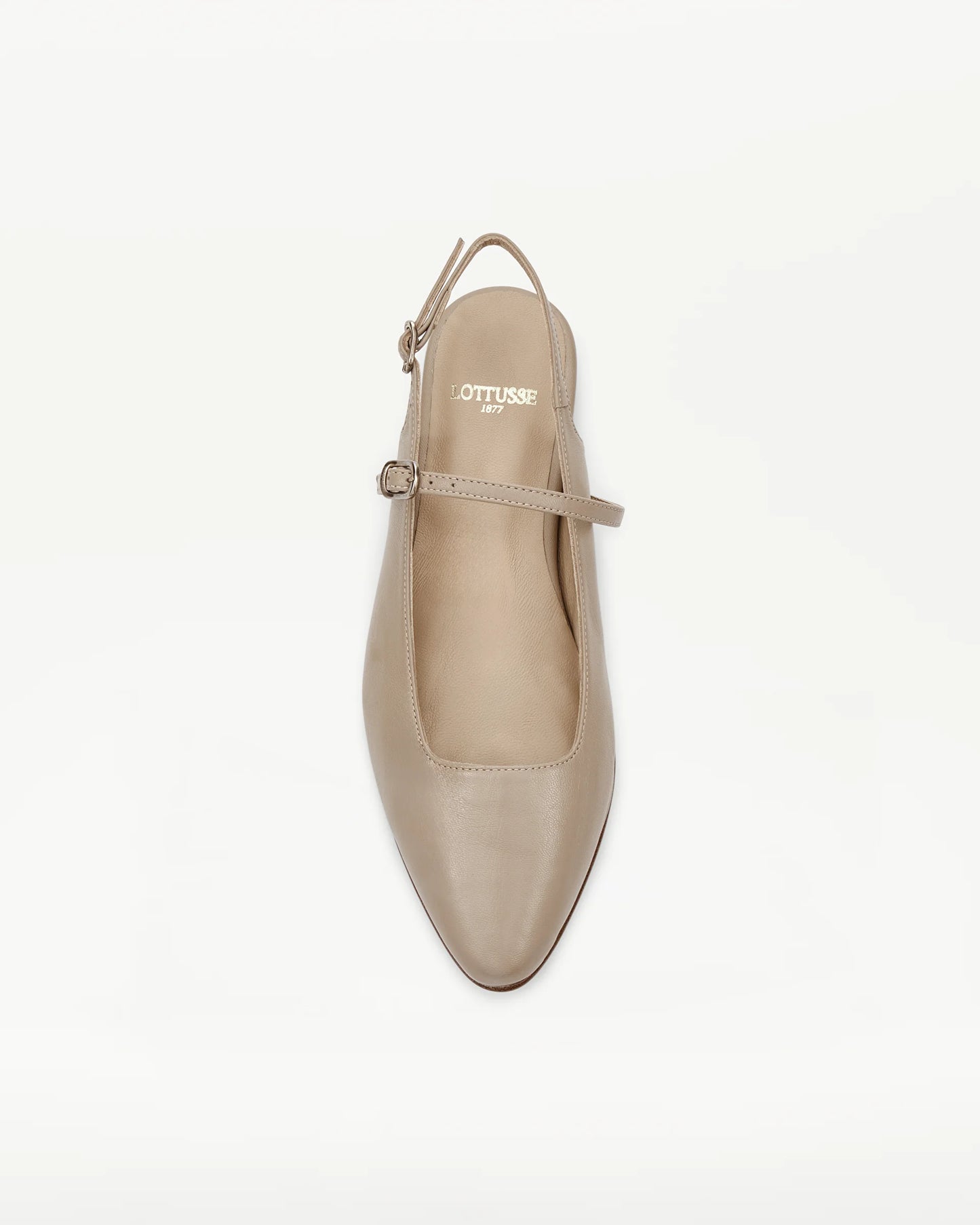 LOTTUSSE | ZAPATOS DE VESTIR | MUJER | SLINGBACKS BEL CORDERO BEIGE | BEIGE