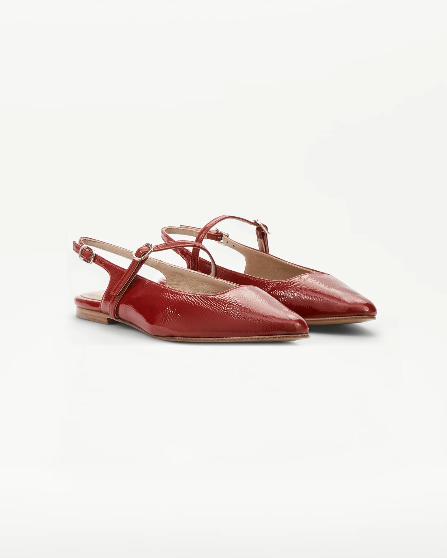 LOTTUSSE | ZAPATOS DE VESTIR | MUJER | SLINGBACKS BEL CORDERO ROJO | ROJO