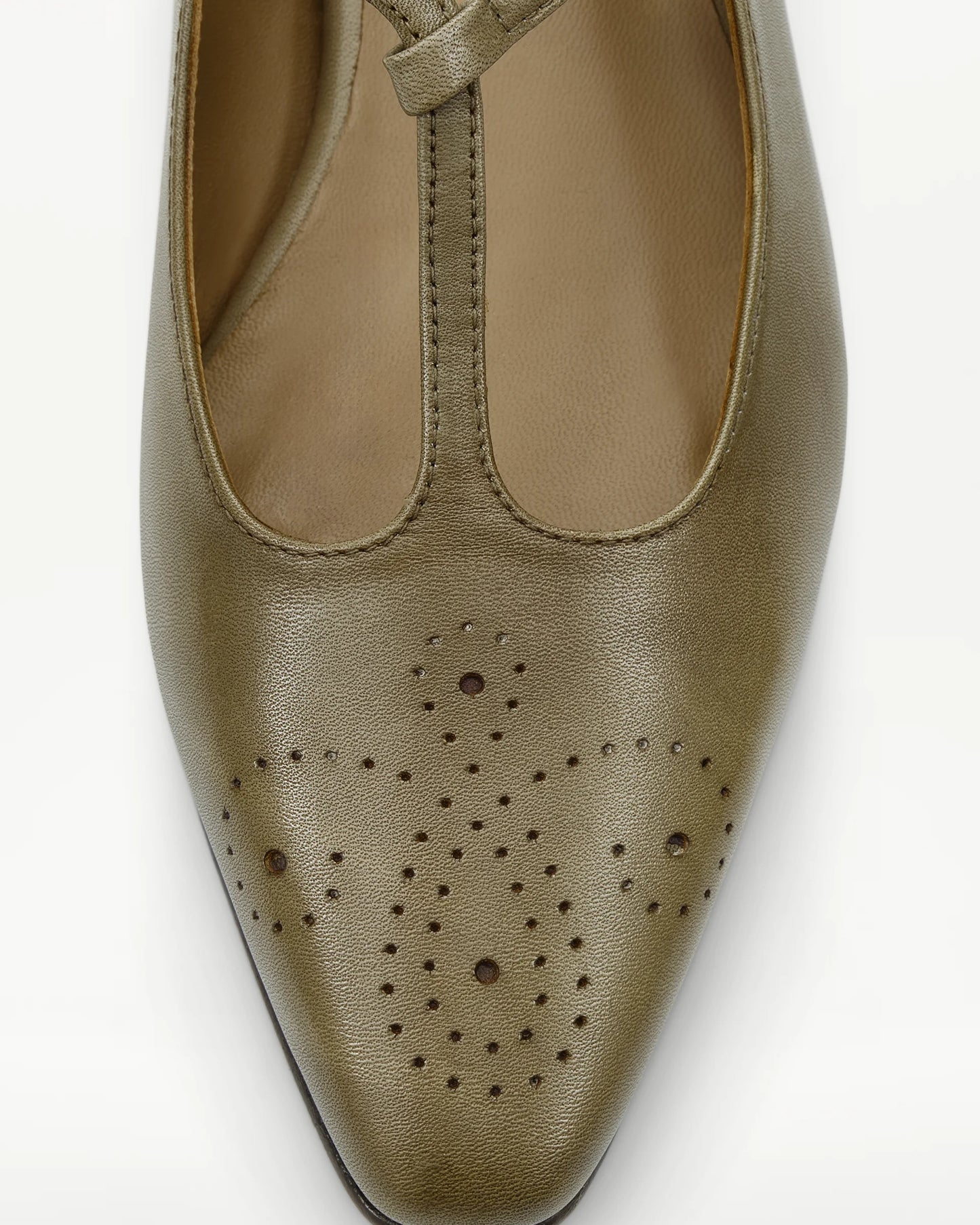 LOTTUSSE | BAILARINAS | MUJER | BAILARINAS SMITHSON VACUNO VERDE | VERDE