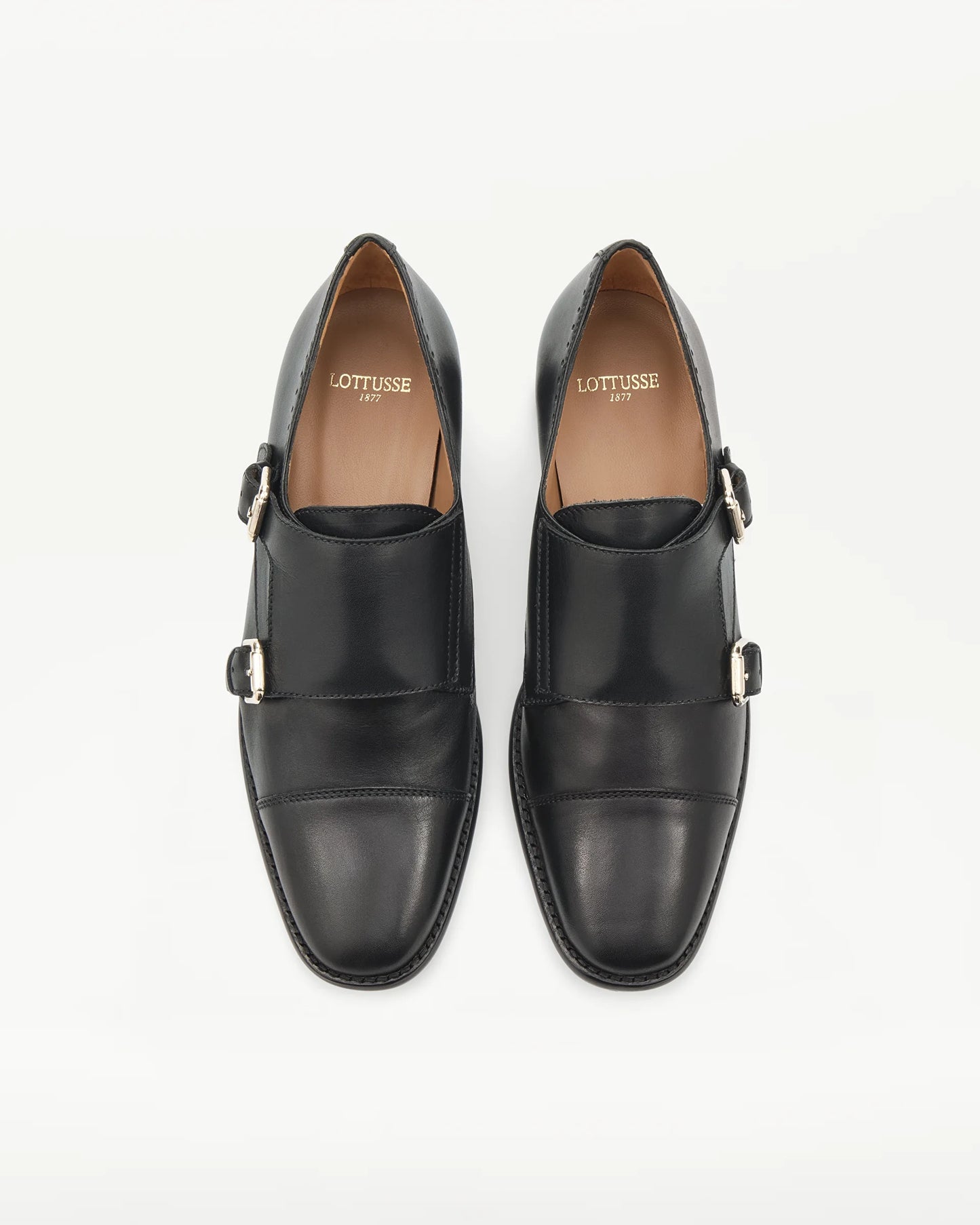 LOTTUSSE | ZAPATOS DE VESTIR | MUJER | MONKS DEIA VACUNO NEGRO | NEGRO