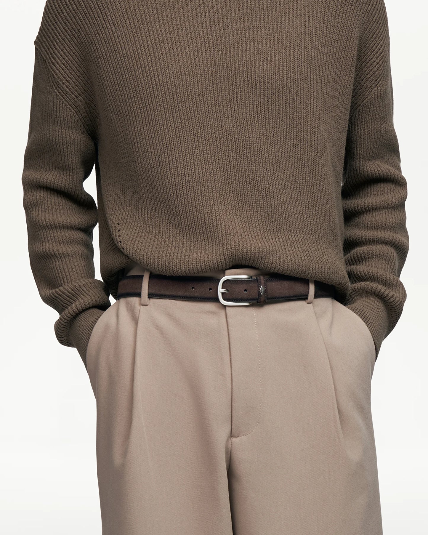 LOTTUSSE | CINTURONES | HOMBRE | CINTURÓN LILE PIEL DE VACUNO MOKA | MARRÓN