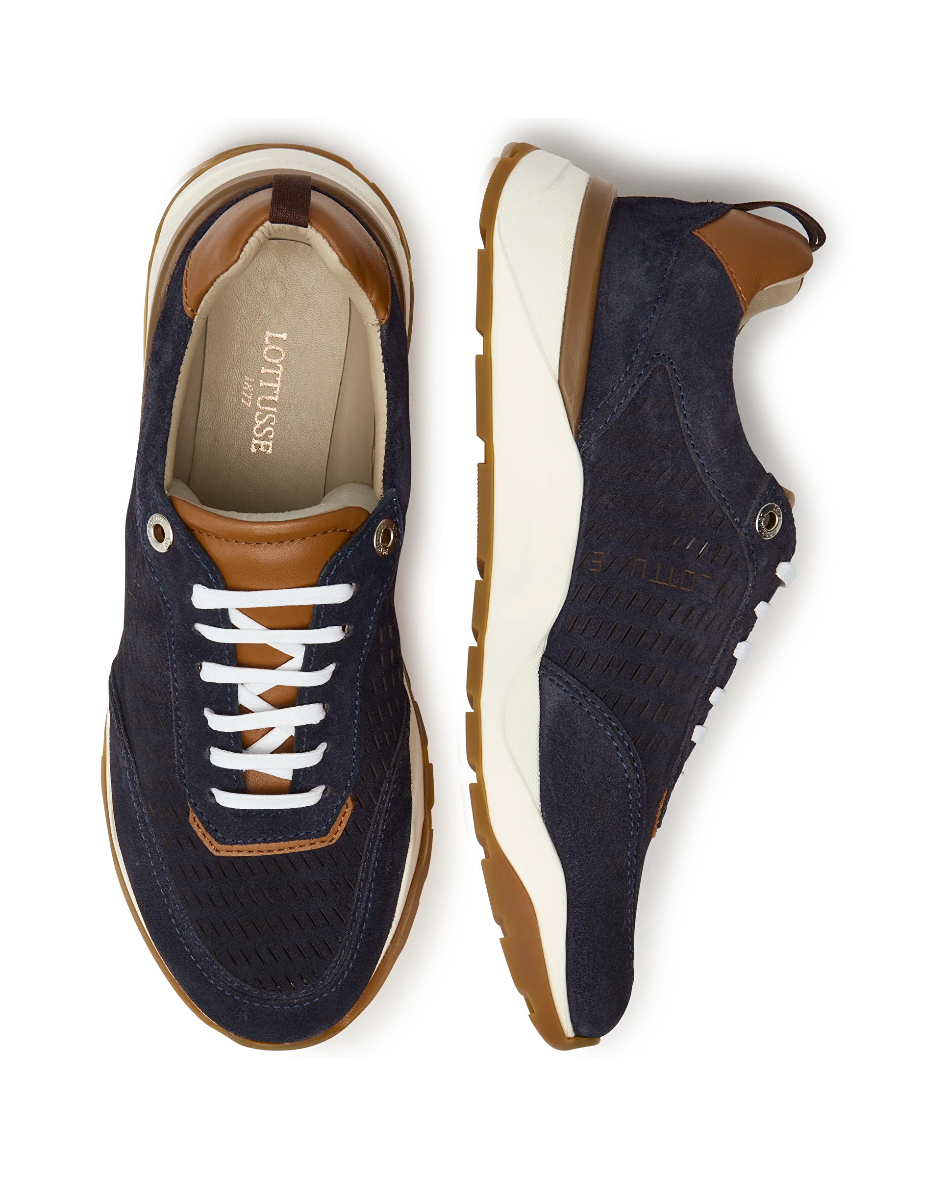LOTTUSSE | 男士正装运动鞋 | OSAKA 海军蓝 | 蓝色