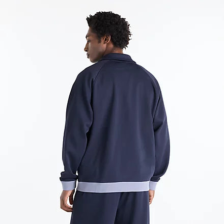 NEW BALANCE Sport Legacy Pique Jacket DARK Night: ブルー ジャケット メンズ