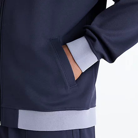 NEW BALANCE Sport Legacy Pique Jacket DARK Night: ブルー ジャケット メンズ