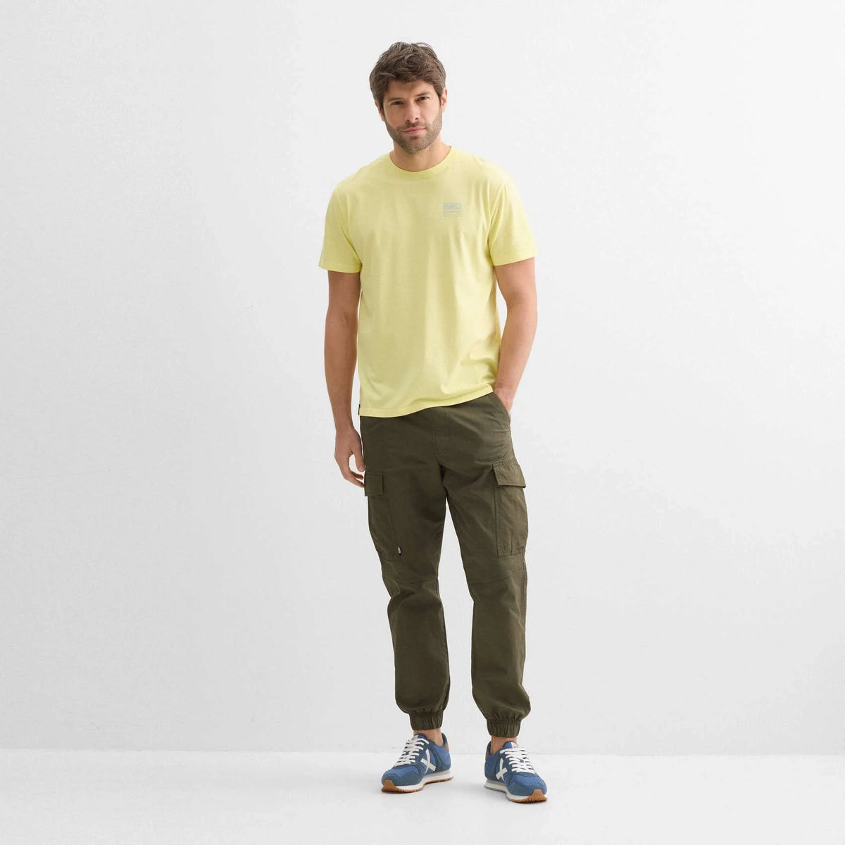 MUNICH Regular T-shirt Heritage Lifestyle Yellow E, neutro obuwie unisex w Tascón