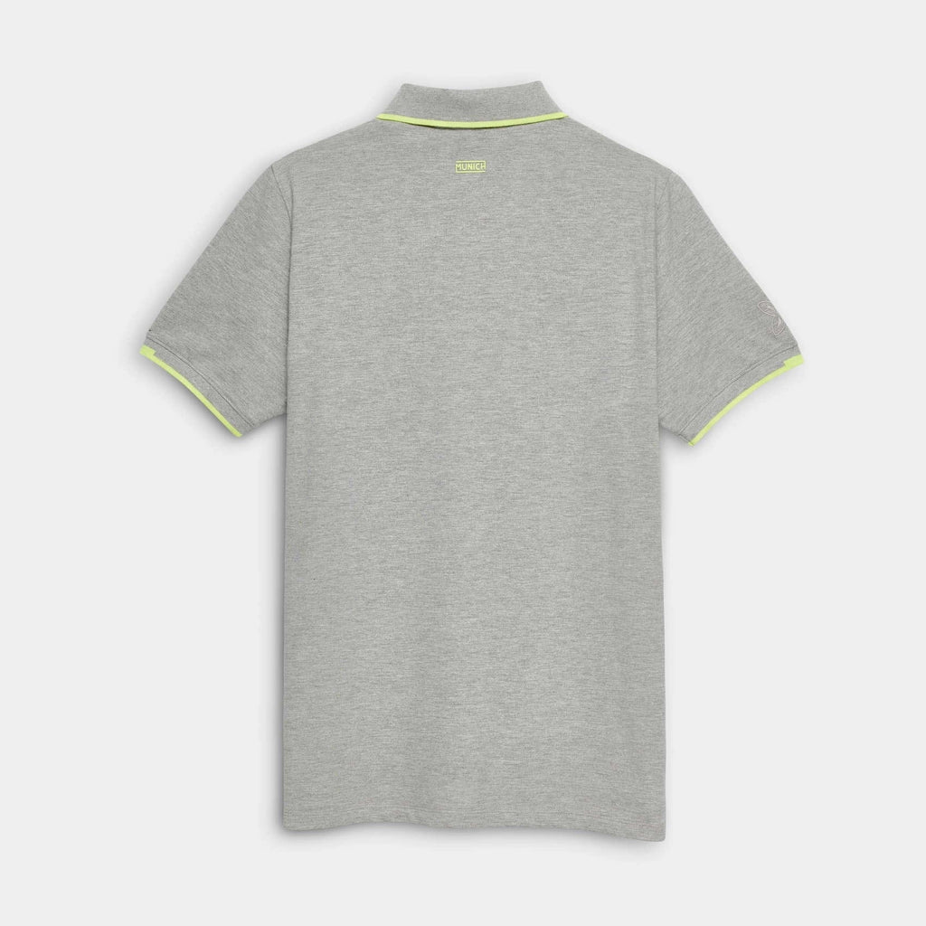 MUNICH POLO SLAM Lifestyle C/grey: grå T-shirt för herr