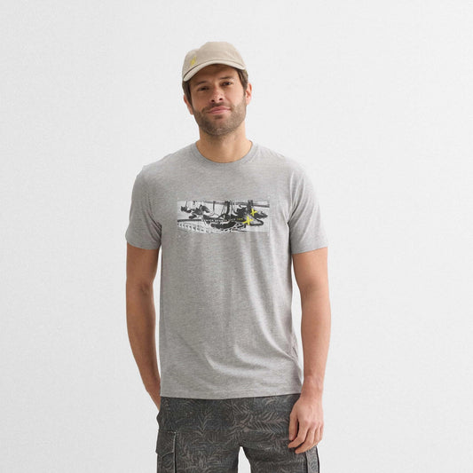 MUNICH | CAMISETAS | UNISEX | REGULAR T-SHIRT STADIUM LIFESTYLE GREY | GRIS