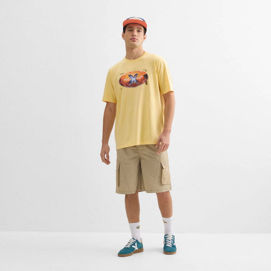 MUNICH | CAMISETAS | UNISEX | OVERSIZE T-SHIRT ARCADE STREETWEAR BANANA | AMARILLO