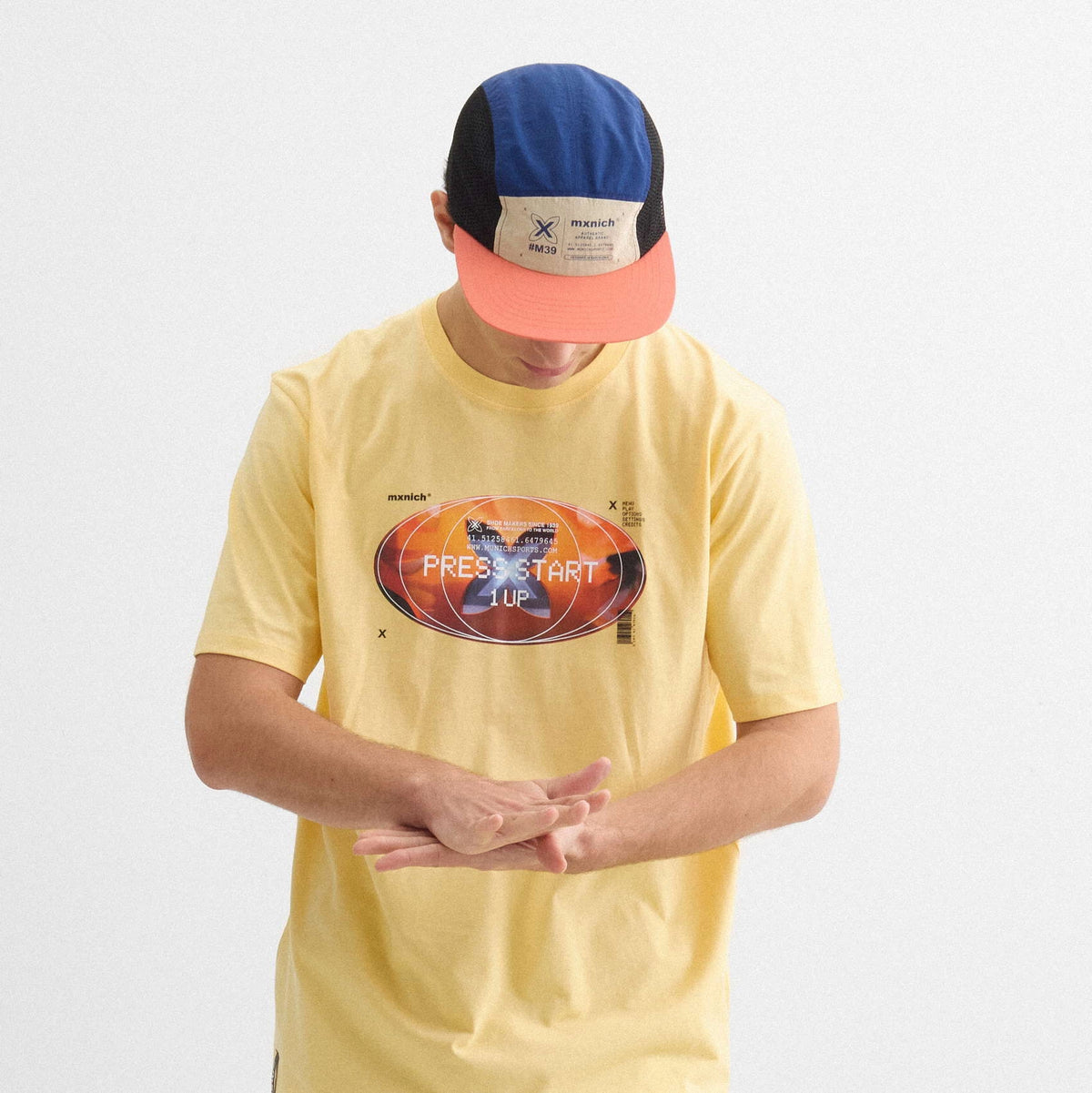 MUNICH Oversize T-shirt Arcade Streetwear Banana: amarillo T-shirt unisex