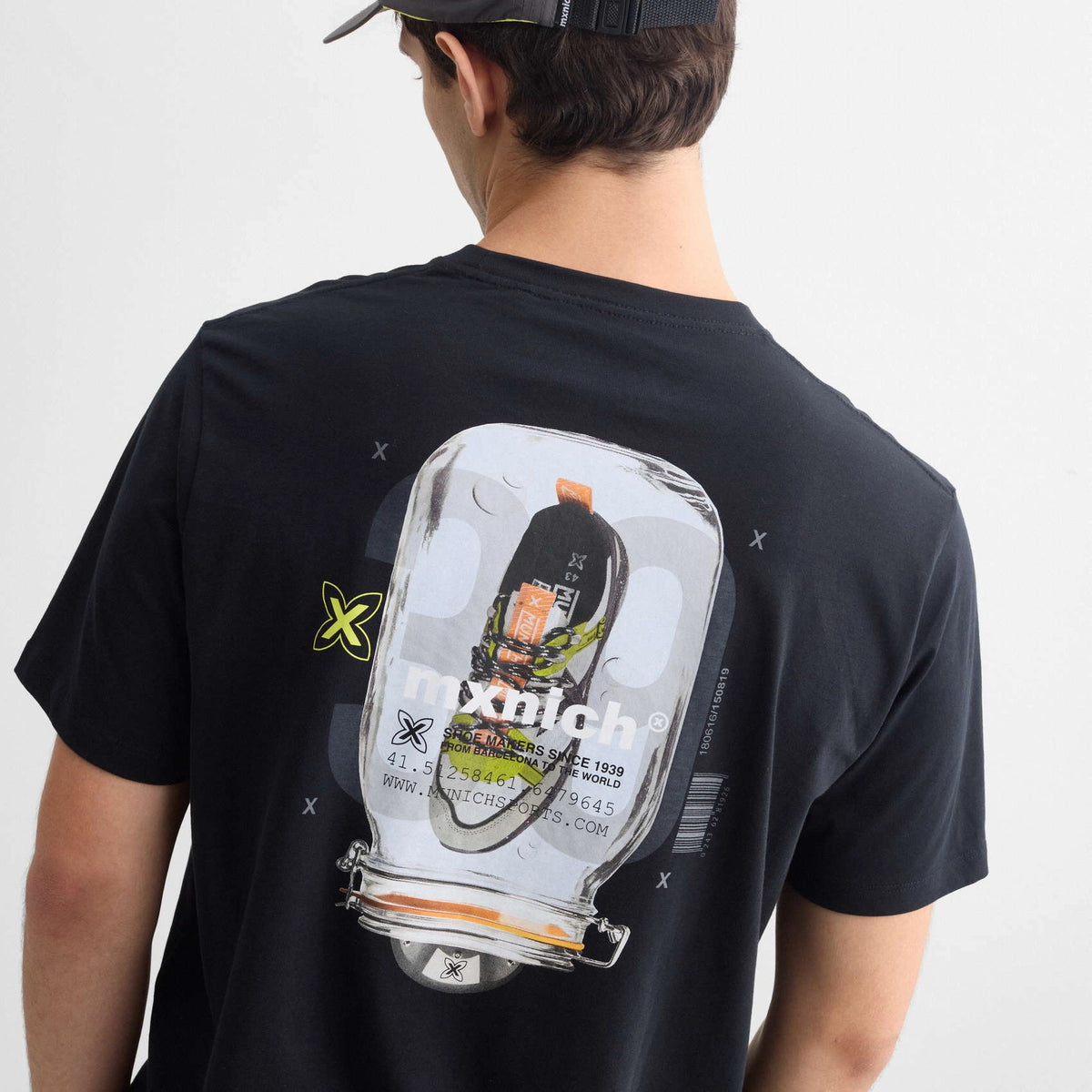 CAMISETA MUNICH UNISEX MODELO OVERSIZE T-SHIRT LAB STREETWEAR BLACK REFERENCIA 2507462