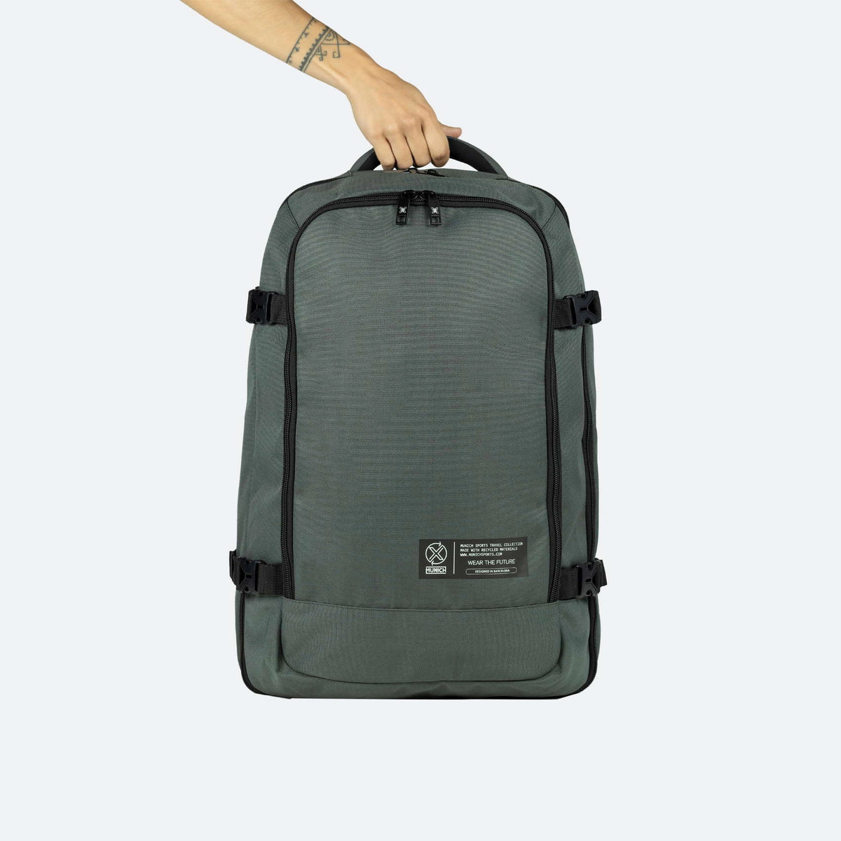 MUNICH PEAK Recycled GATE X39 Backpack Cabin Khaki: caqui mochila för herr