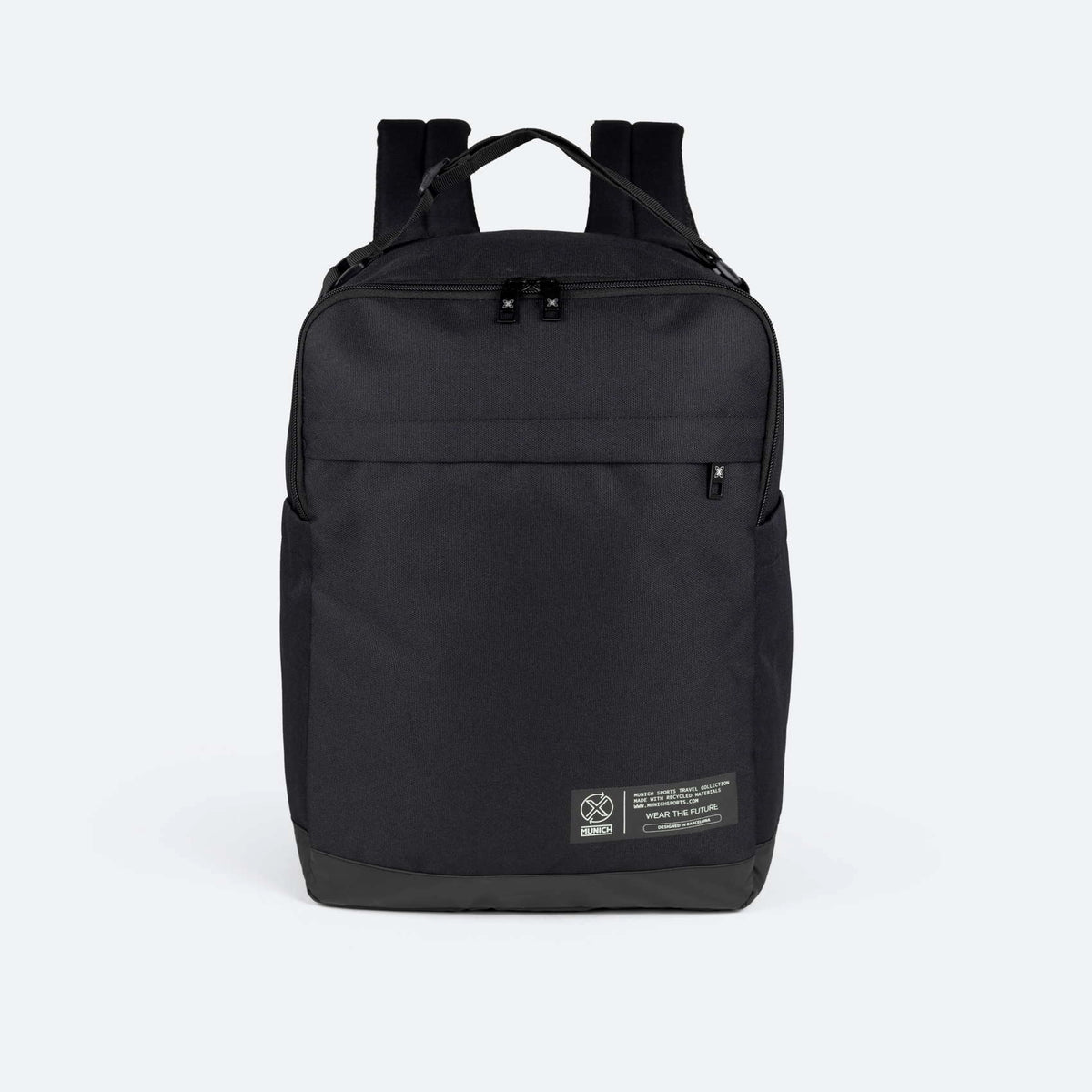 MOCHILA MUNICH PARA HOMBRE MODELO PEAK RECYCLED GATE X39 UNDERSEAT BACKPACK C/BLACK BLACK REFERENCIA 7113293