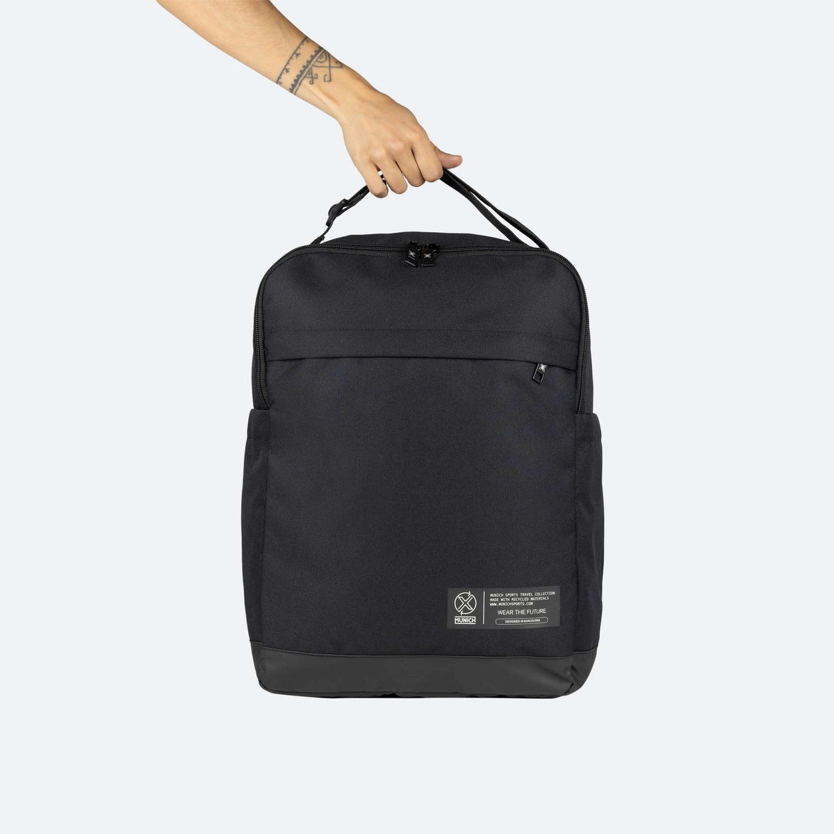 MUNICH PEAK Recycled GATE X39 Underseat Backpack C/black Black: sort mochila til mænd