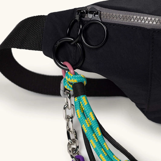 MUNICH | BOLSOS | MUJER | DEEP RECYCLED FANNYPACK XL BLACK | NEGRO