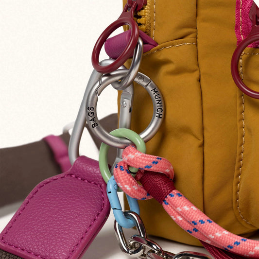 MUNICH | BOLSOS | MUJER | DEEP RECYCLED CROSSBODY CAMERA HONEY | AMARILLO