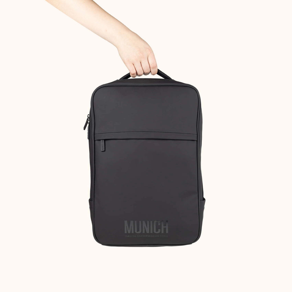 MUNICH Essence Backpack Negro: sort mochila til mænd