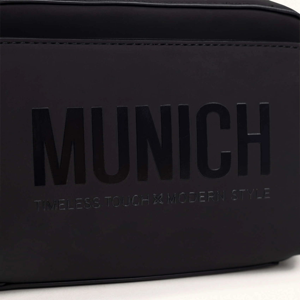 MUNICH Essence Crossbody Camera Negro: sort taske til kvinder