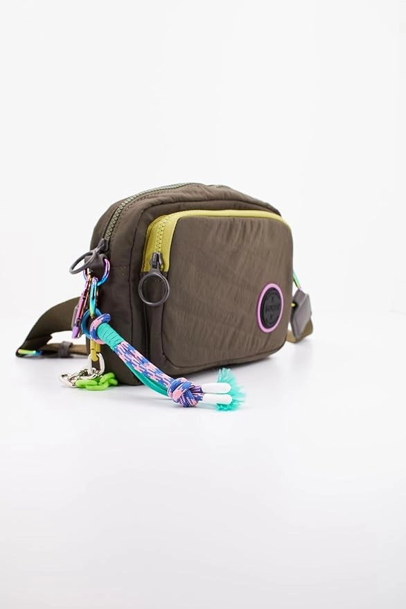 MUNICH DEEP Recycled Crossbody Camera Khaki: caqui bag for women