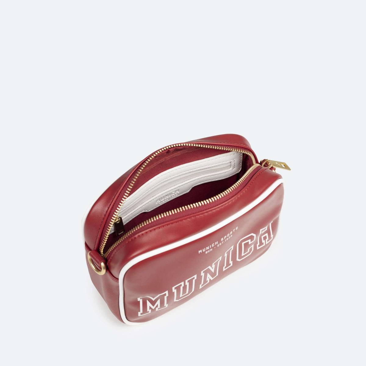 MUNICH Court Crossbody Camera C/red: röd väska unisex
