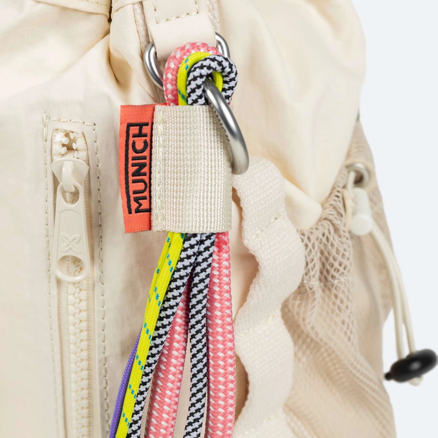 MUNICH | MOTXILLES | UNISEX | DEEP RECYCLED DRAWSTRING BACKPACK C/CREAM
