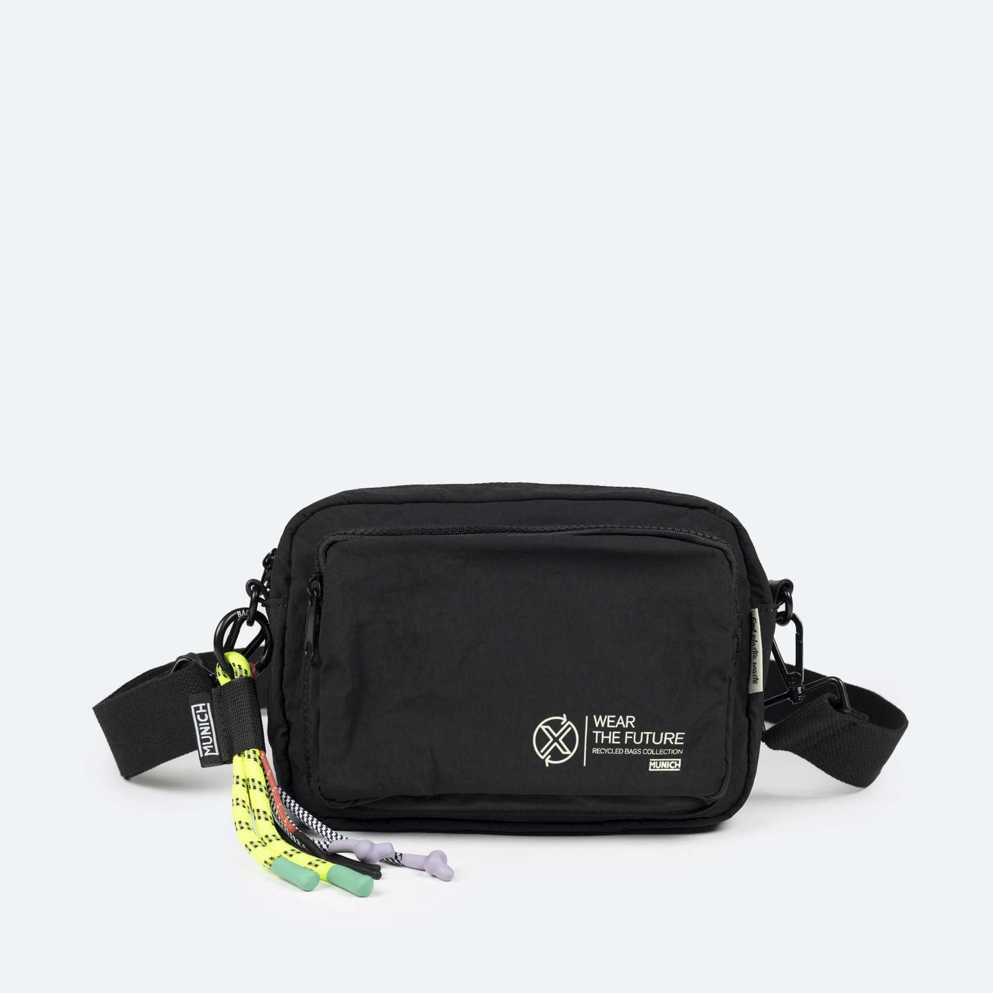 MUNICH | BAGS | UNISEX | DEEP RECYCLED CROSSBODY CAMERA C/BLACK