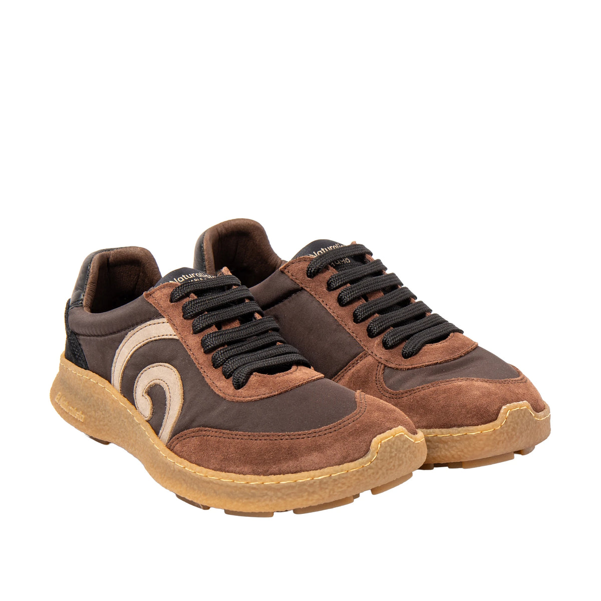 EL NATURALISTA N5435A Multi Material Brown-black/oroel: marró vambes unisex
