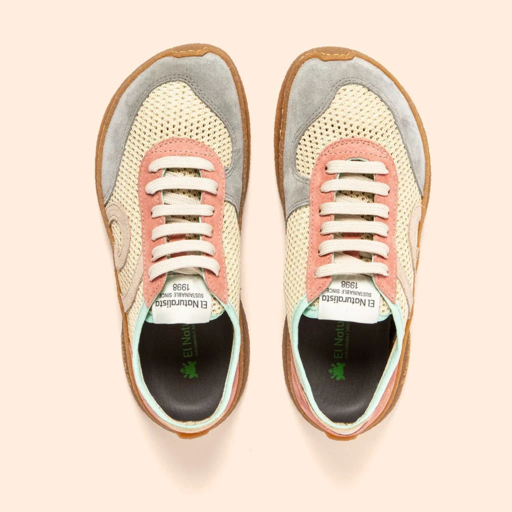 EL NATURALISTA | SNEAKERS | UNISEX | N5435C MULTI MATERIAL CANDY/OROEL | ROSADO
