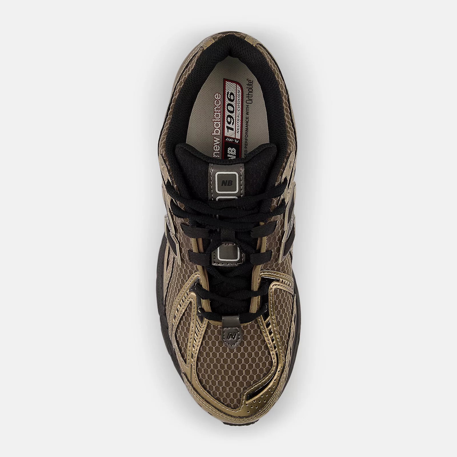 NEW BALANCE | SNEAKERS | MUJER | U1906RCJ MUSHROOM CON BLACK Y BLACK METALLIC | DORADO