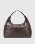NUNOO | BOLSOS | MUJER | MAXI DANDY SQUARE DARK BROWN DARK BROWN | MARRÓN