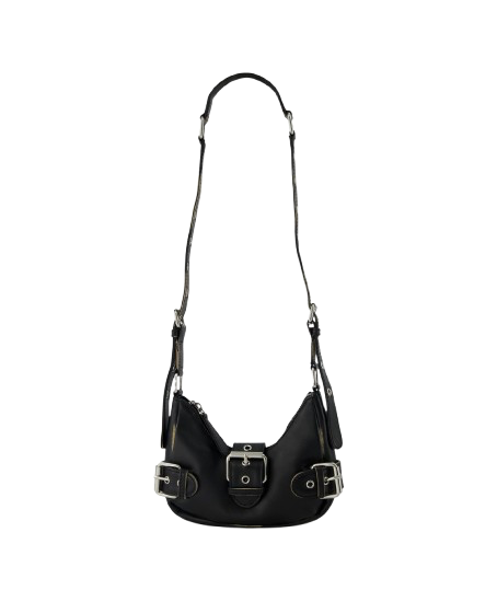 NUNOO | BOLSO MUJER | PALMA VINTAGE BLACK | NEGRO