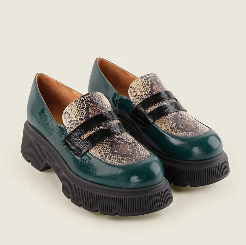 CHIE MIHARA | MOCASINES | MUJER | QAZULA SUCRE FOREST | NEGRO