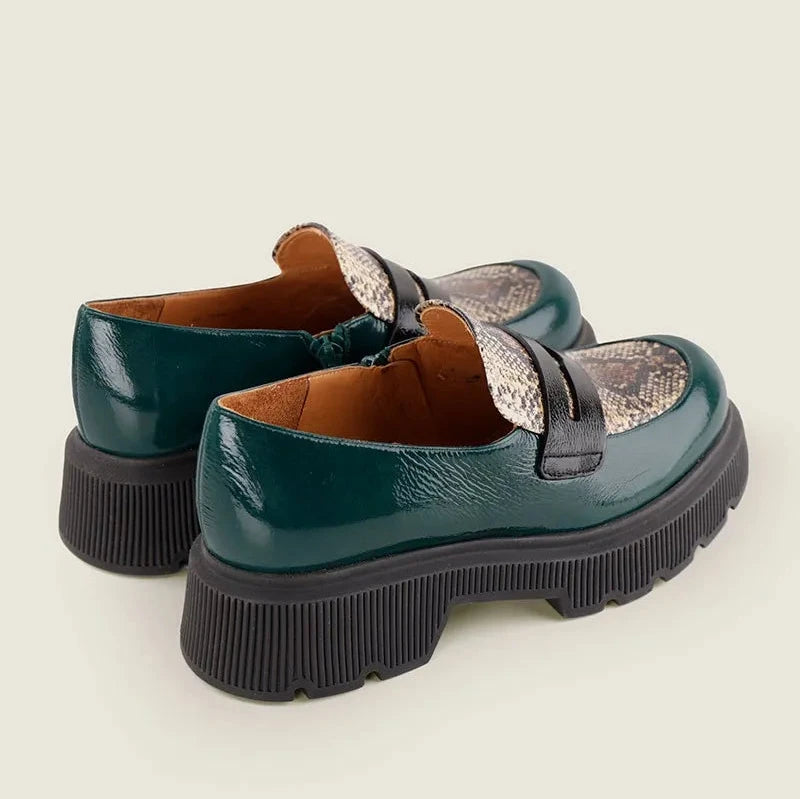 CHIE MIHARA | MOCASINES MUJER | QAZULA SUCRE FOREST | NEGRO