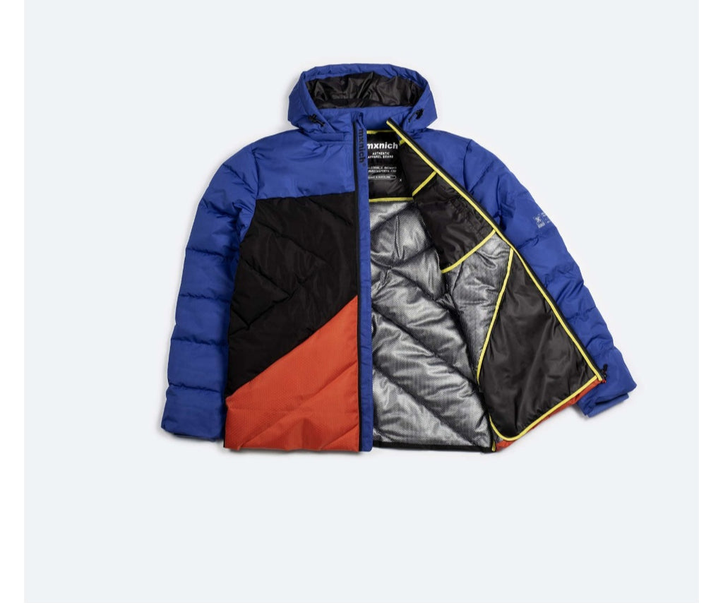 MUNICH Cloud Multicolor: blauw jas voor heren