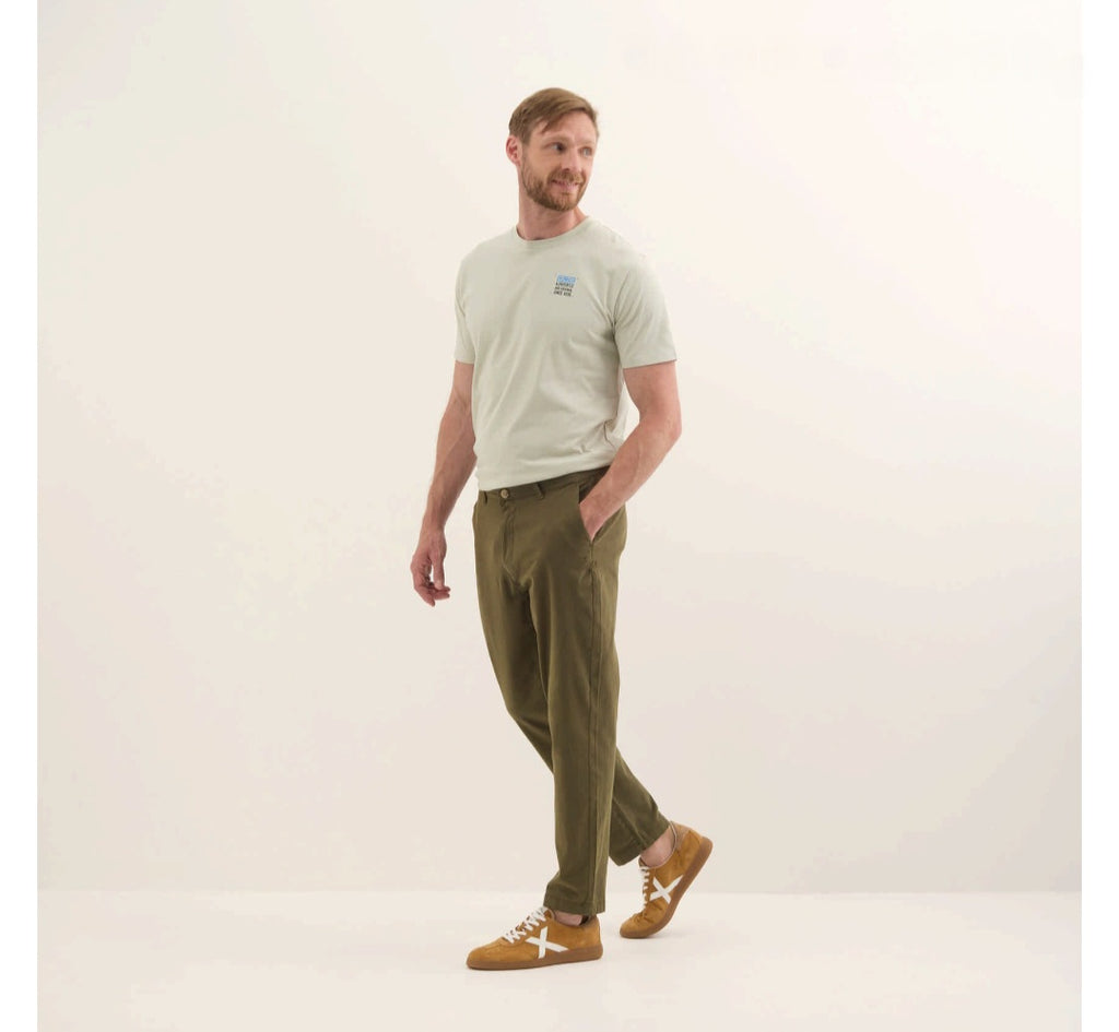 MUNICH LOOP Khaki: caqui pantalons per a home