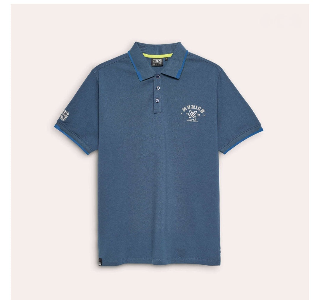 MUNICH | POLOS | MEN | SLAM NAVY | BLUE