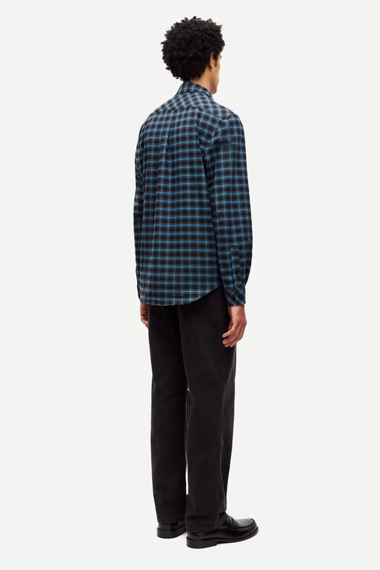 SAMSOE | CAMISAS | HOMBRE | SALIAM NJ SHIRT 148 TURKISH COFFEE | AZUL
